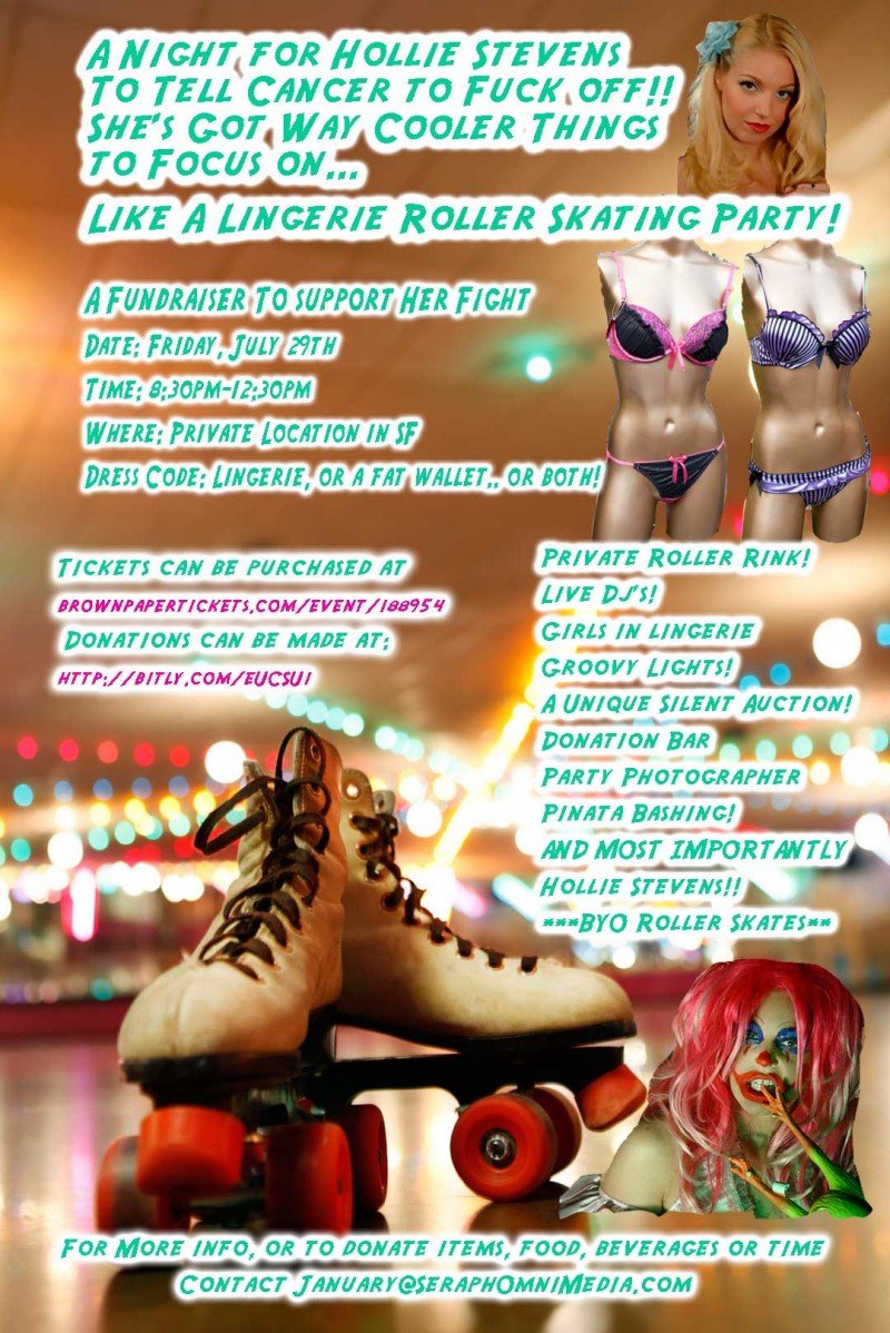 Hollie Stevens Breast Cancer Benefit Invite